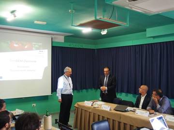 Prof. Mondher Bouzayen presenting TomGEM’s aims, objectives and results obtained during the 1st period to the invited industry representatives