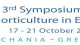 3rd International Symposium on Horticulture in Europe (SHE2016)